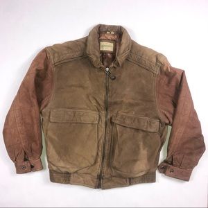 Vintage St John's Bay Leather Jacket M